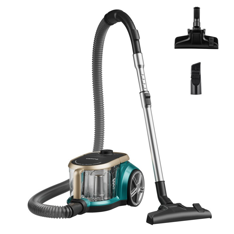 Eureka Apollo beutelloser Schlauchstaubsauger, leichter Zylinderstaubsauger mit Einzelspinnesystem, 800-W-Motor mit hoher Energieeffizienz, …