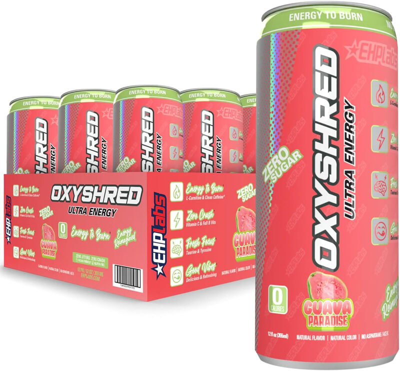 OxyShred Energy RTD Guava Paradise 12x 355ml