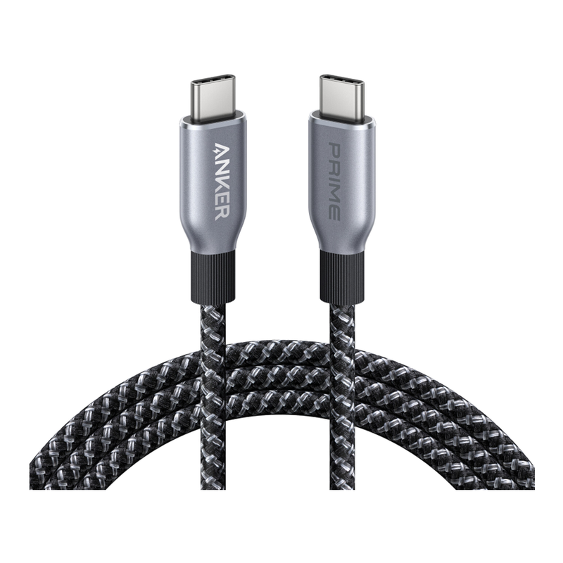 Câble USB C vers USB C Anker Prime design tressé et recyclé 3 ft