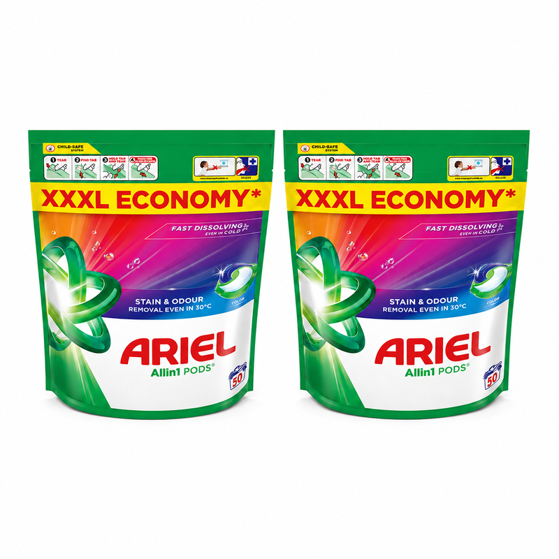 Ariel All-in-One Colour 100 wascapsules jaardeal
