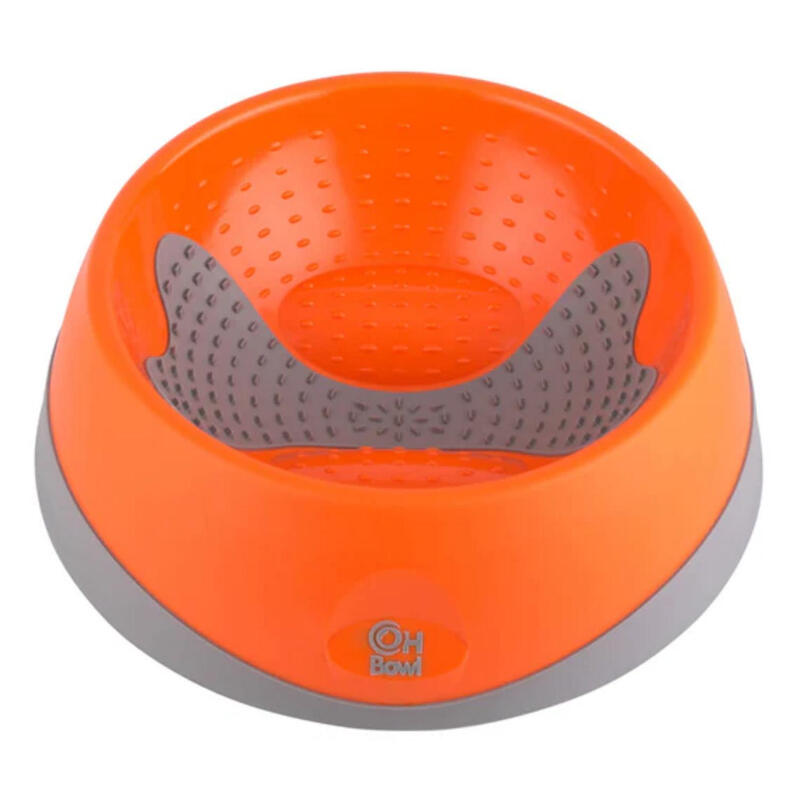 OH Dog Bowl Large Orange