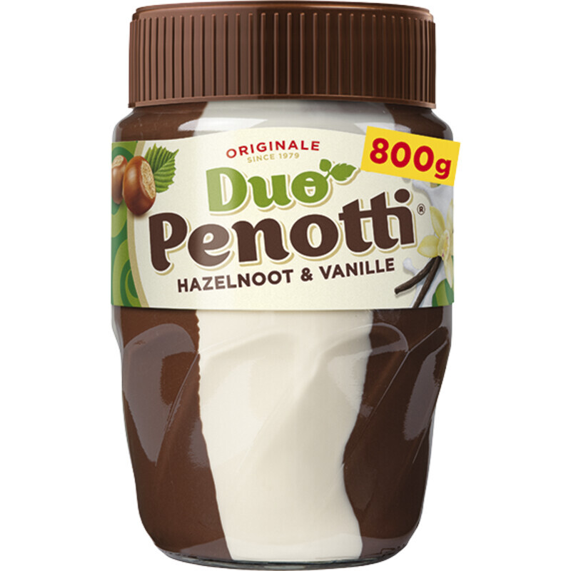 Duo Penotti Hazelnootpasta En Vanille - 800 g