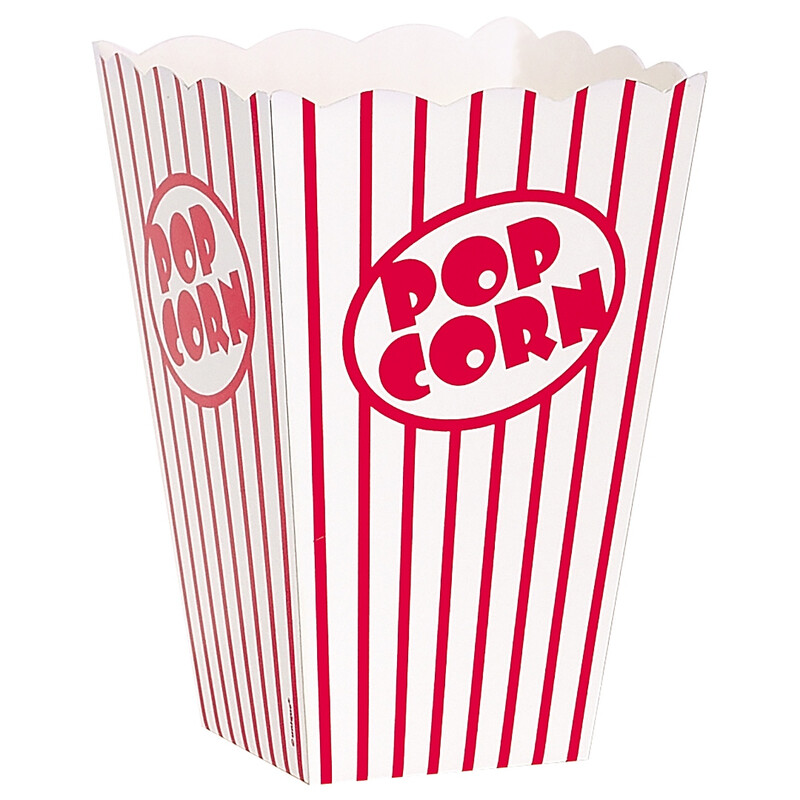 Unique Popcorn Boxes, 10 pack