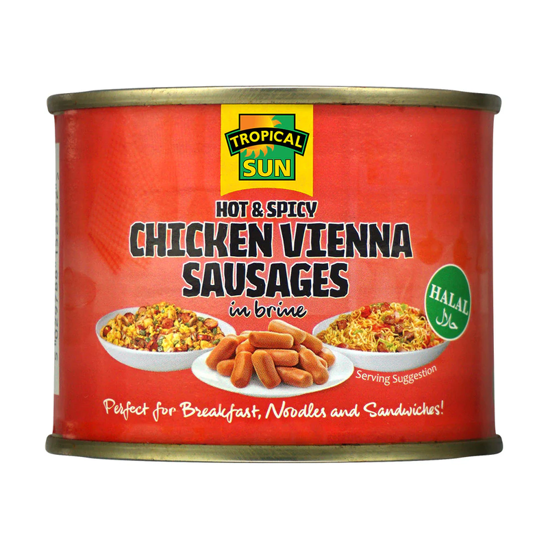 Vienna Sausages in Brine Hot & Spicy Halal