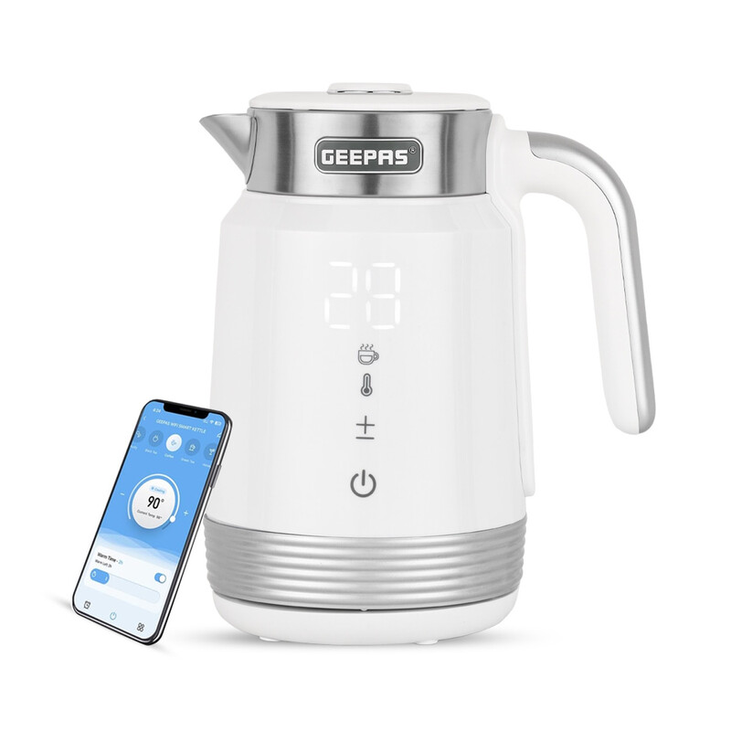 Digital Electric Kettle, 1.7L, Wifi Tuya Smart App, Alexa & Google Assistant, Variabl