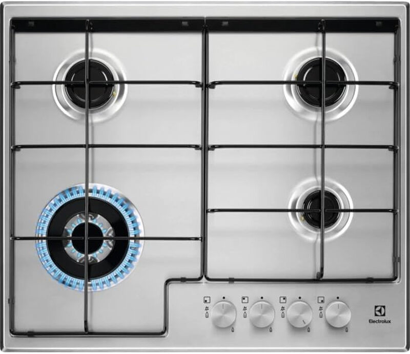 Cuisinière Gaz ELECTROLUX EGS6434X – Acier Inoxydable 59.5 cm 4 Brûleurs - vue 3