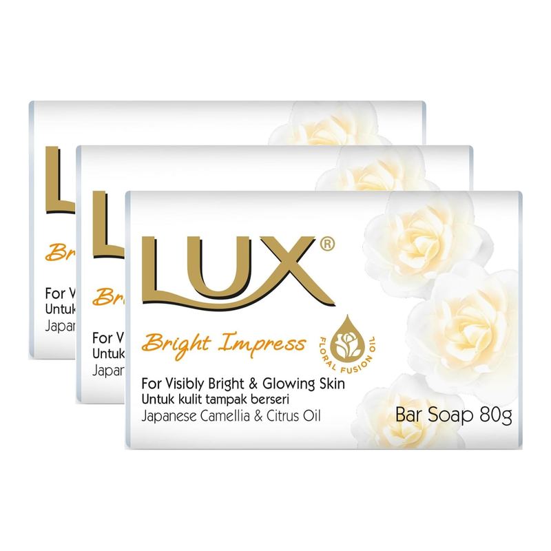 Lux Zeepblok Bright Impress 3-pack (3 x 80 g)