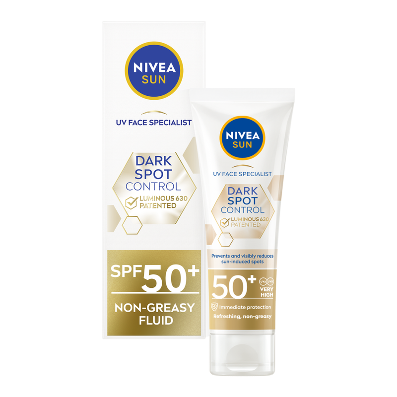 Nivea Dark Sun Face Fluid Luminous 630 Spot Spf50+ 40Ml