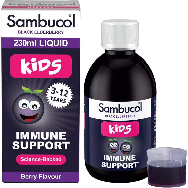 Sambucol Black Elderberry Kids Immune Support Liquid - 230ml