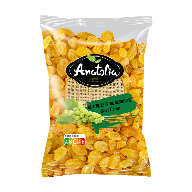 Anatolia gele rozijnen 500 gr