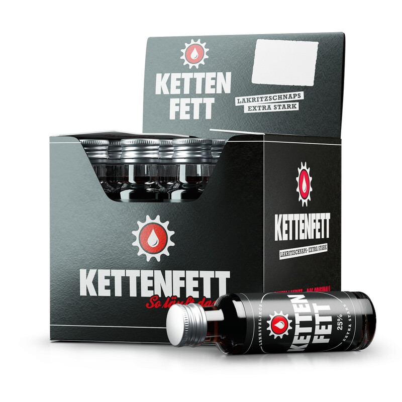 Kettenfett Lakritzlikör 16 × 0,02 L