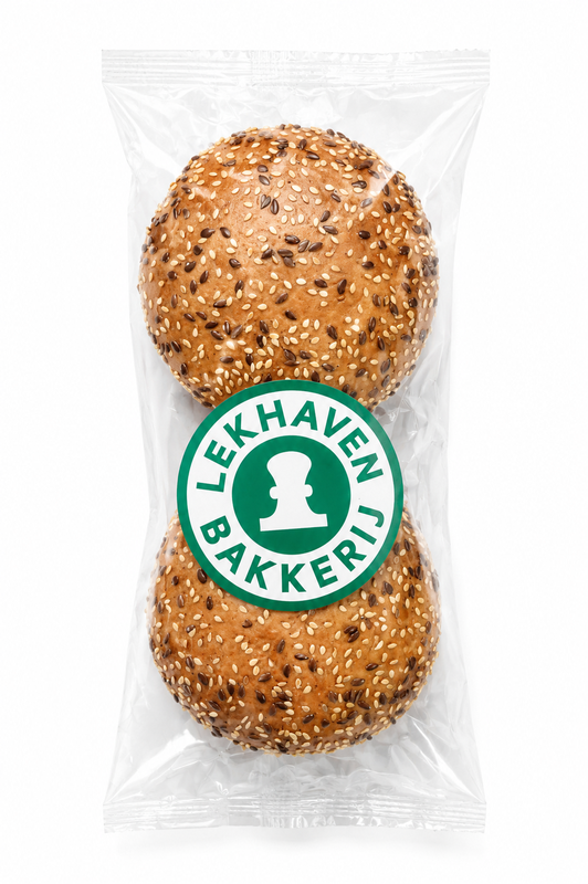 Briochebol Sesam/Lijnzaad Deco 2x50 g