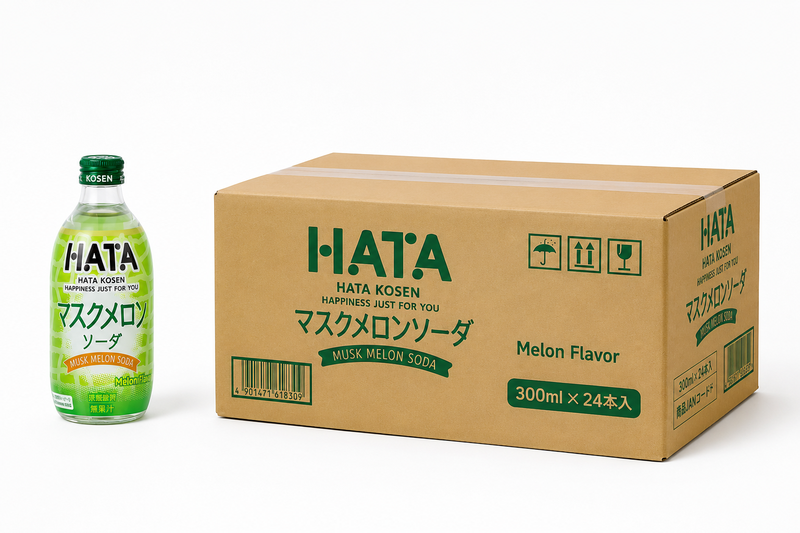 HATA KOSEN HATASODA Muskmeloen 300 ml × 24