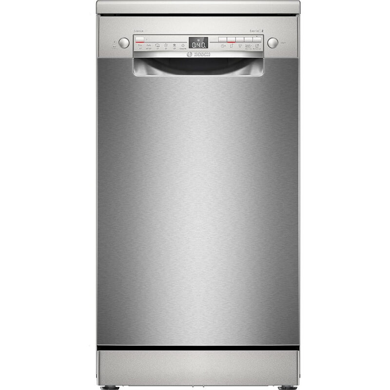Bosch SPS2HKI58E freistehender Geschirrspüler, 10 Maßgedecke, Inverter-Motor, 46 dB, Edelstahl, Touch-Steuerung