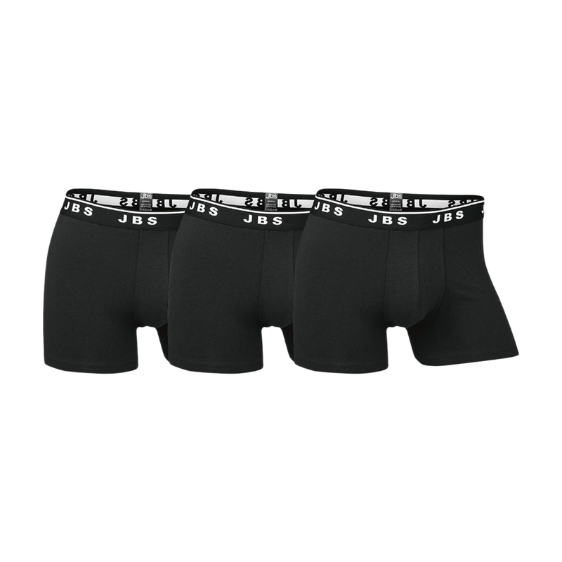 JBS 3er-Pack GOTS-zertifizierte Unterwäsche - Schwarz, XL