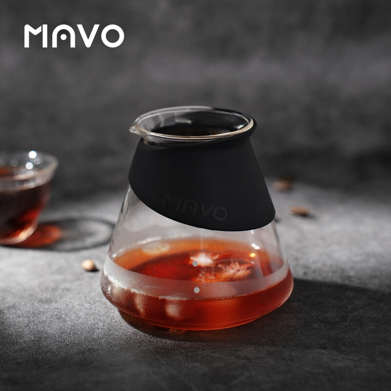 MAVO Wizard manuelle Kaffeemühle Edelstahl Kaffeebohnenmühle Hand-Kaffeemühle obsidianschwarz