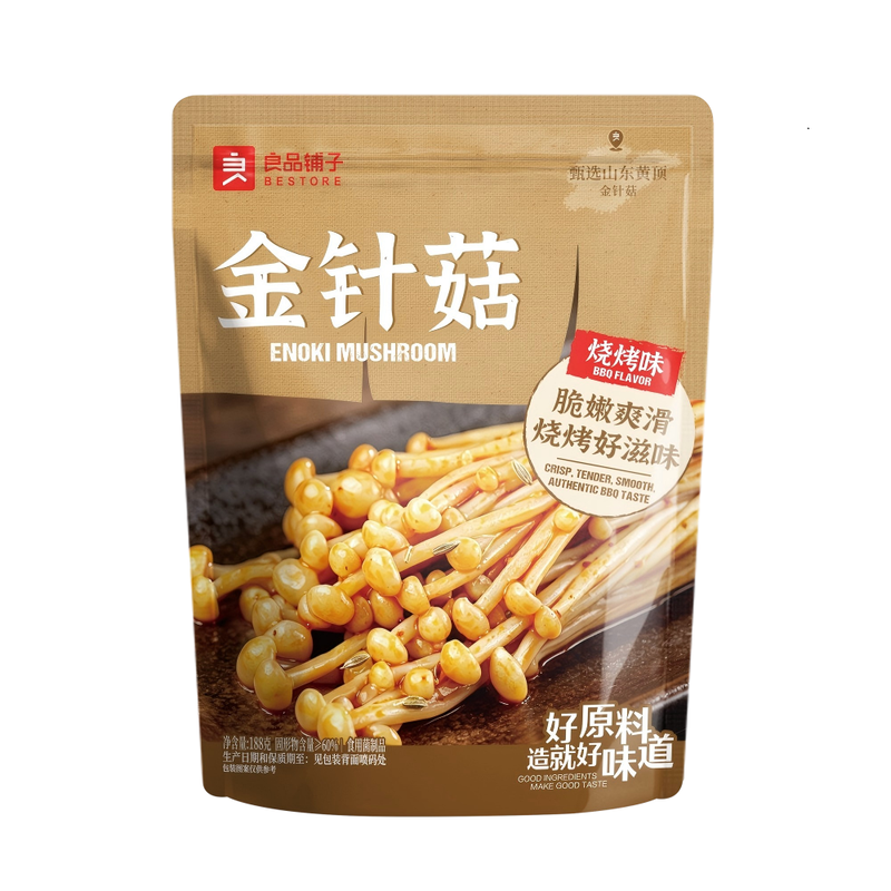 Bestore Enoki Mushroom (Barbecue Flavor) 188g
