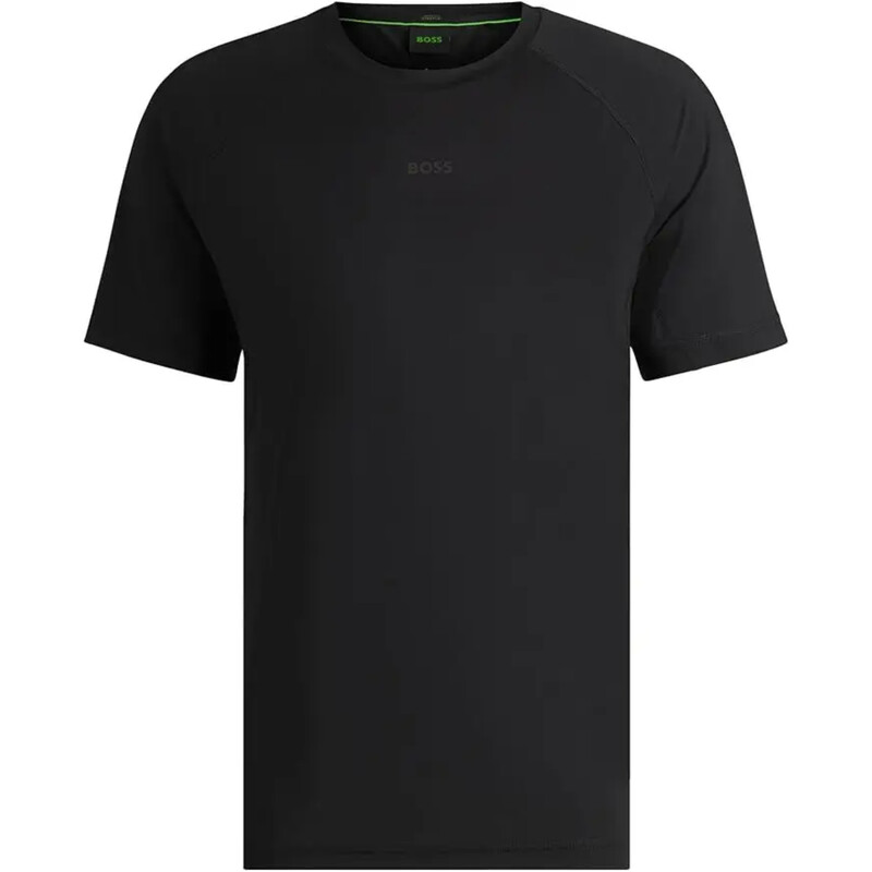 BOSS Active Slim-fit T-Shirt with Moisture Management - Black