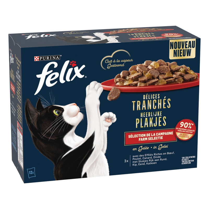 Felix heerlijke plakjes in gelei boerderijselectie 12 x 80 g