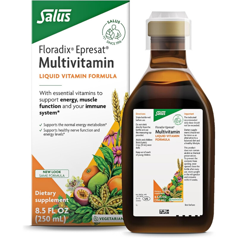 Floradix Epresat Daily Wellness Support Liquid Multivitamin Formula - 250ml