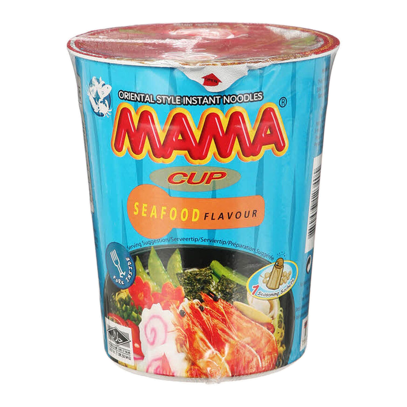 MAMA Instant-Nudeln Meeresfrüchte-Geschmack, Becher 70 g