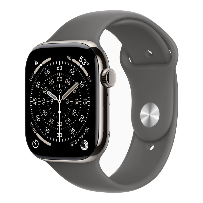 Apple Watch Series 11 GPS + mobiel netwerk 42 mm, naturel titanium