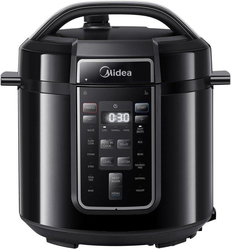 Pressure Cooker - 5.7L, 12 Presets, Recipes on line, 9-in-1 Multi Cooker, Yogurt Make