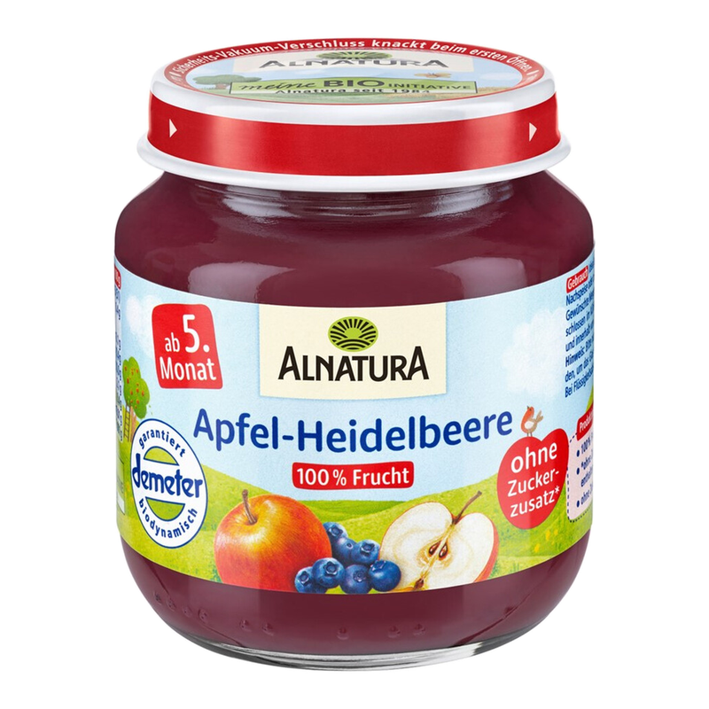 Alnatura Bio Apfel-Blaubeere (ab 5 Monaten) 125 g