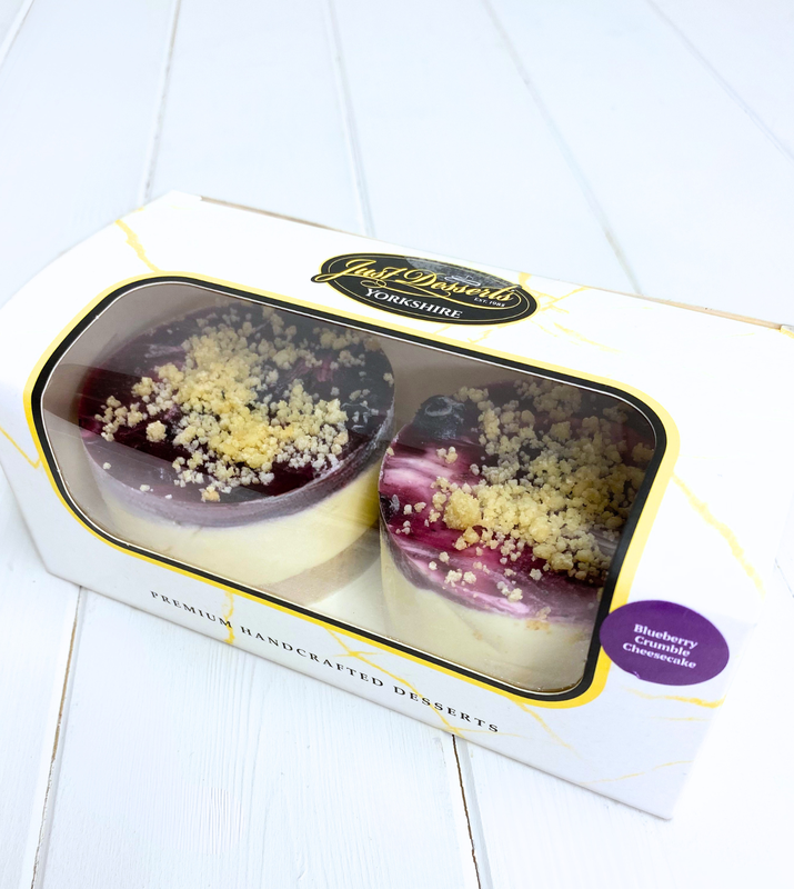 Just Desserts Blueberry Cheesecake Twin Pack