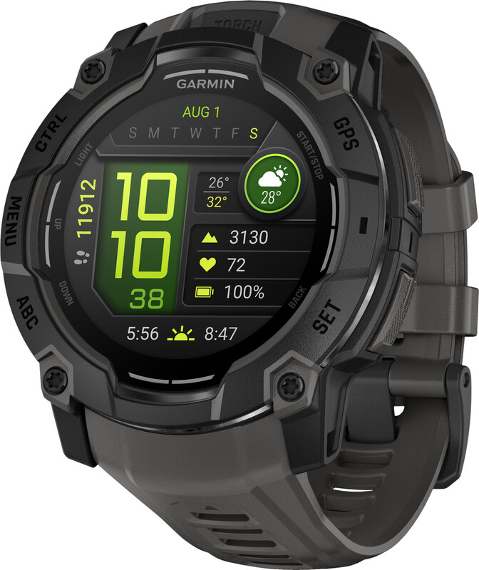 Garmin Instinct 3 - AMOLED - Smartwatch - 50 mm - Zwart