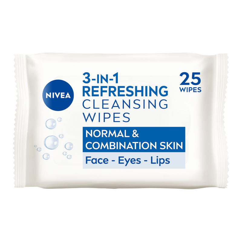 NIVEA Cleansing Face Wipes Normal Skin 25 Wipes
