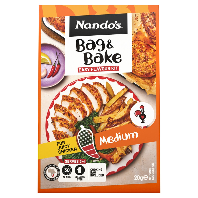 Nando's Peri-Peri Bag & Bake Medium 20g