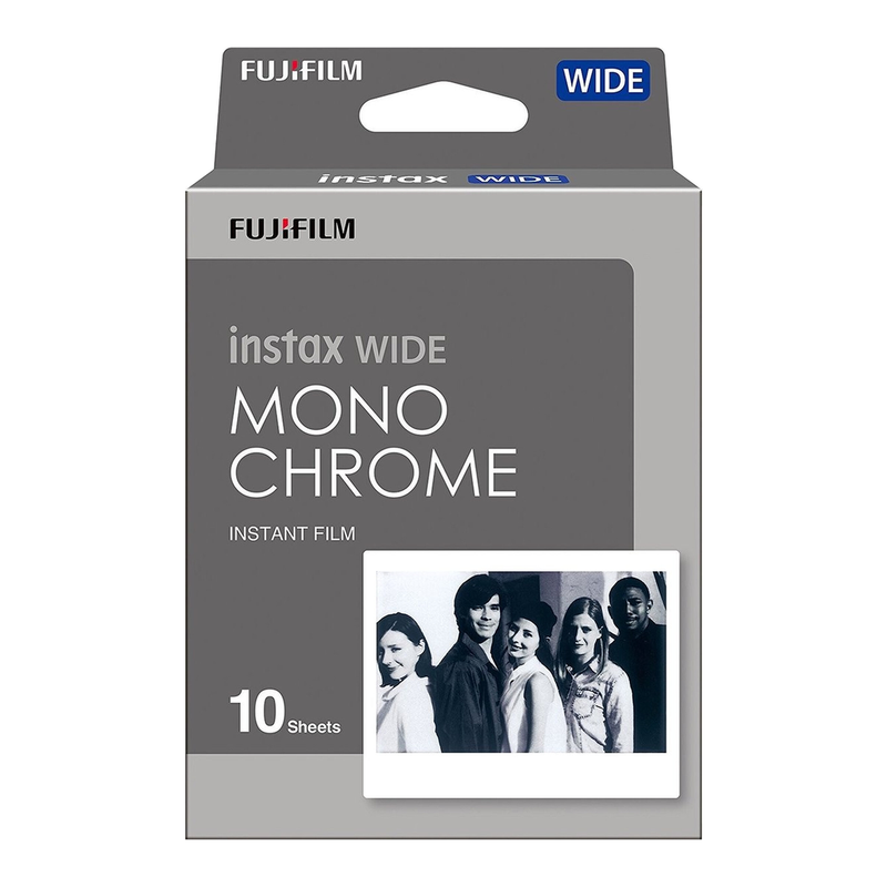 Fujifilm Instax Wide camerafilm Monochroom 10 vellen