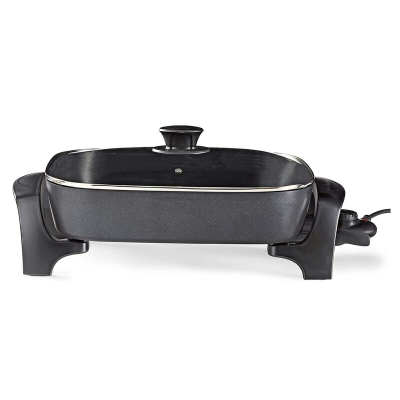 Nedis Elektrische Hapjespan 40 cm Dik Gegoten Aluminum Body 7 L 2200 W