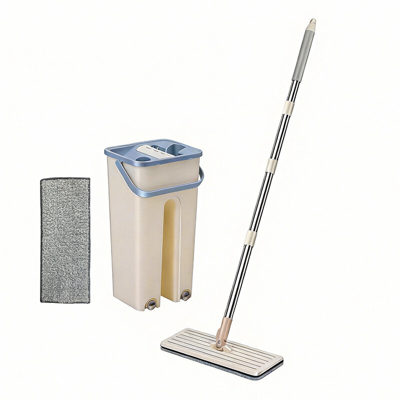 JORDAN&JUDY Mop-Eimerset 120 cm, Leichtes Design, Unverzichtbares Heimreinigungs-Tool