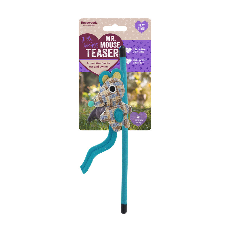 Jolly Moggy Mr. Mouse Teaser Cat Toy