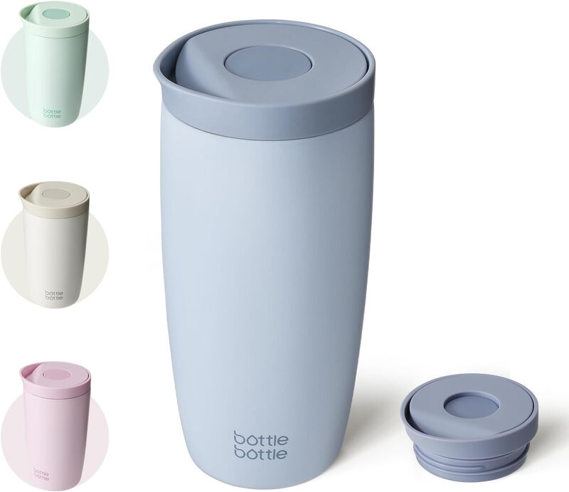 Thermal Mug 500 ml To Go - Premium Insulated Stainless Steel Mug, Leak-Proof, BPA-Fre