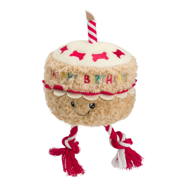 Birthday Cake with Rope Plush Toy
