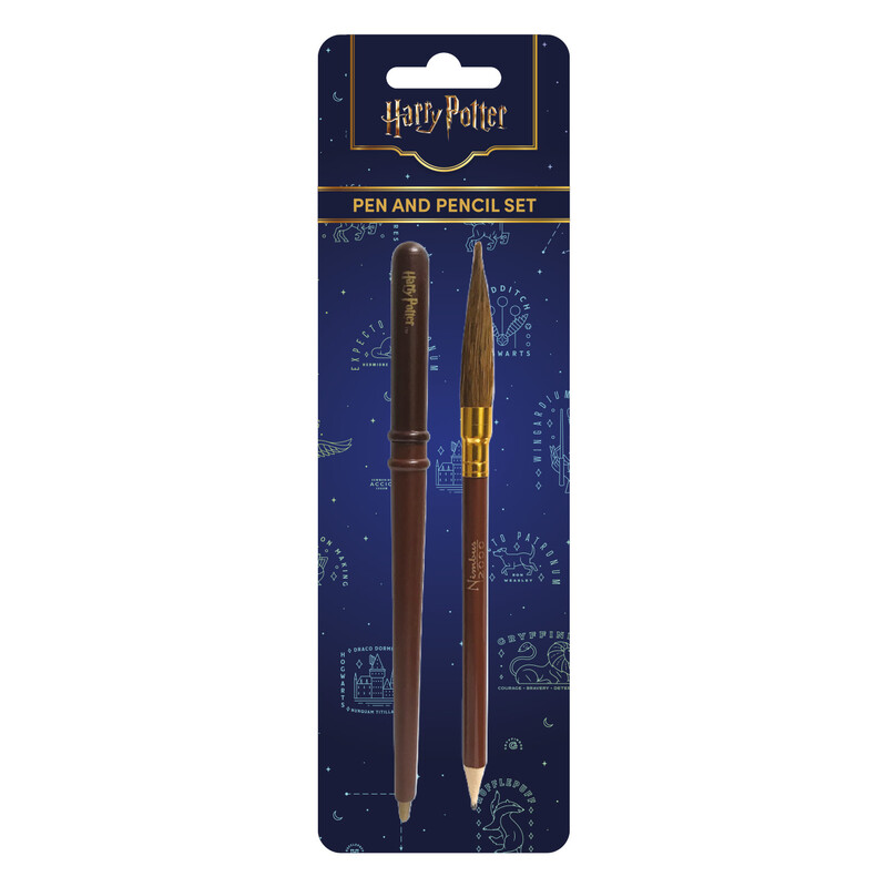 Harry Potter Black (Wand Quidditch Broom) Pen & Pencil Set