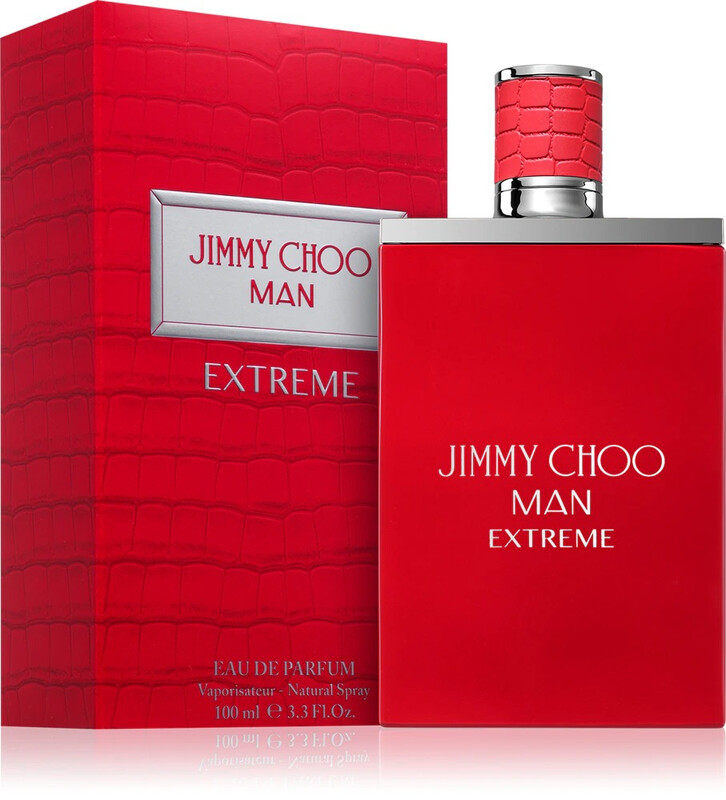 Jimmy Choo Man Extreme Eau de Parfum 200 ml für Herren – Aromatisch-ambrierter Fougère-Duft mit rotem Thymian, schwarzem Pfeffer, Muskatellersalbei und Tonkabohne