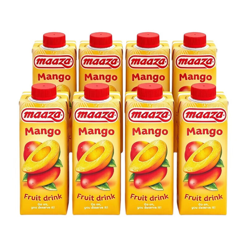 Maaza Mango Drink Tetra Pack 8x330ml