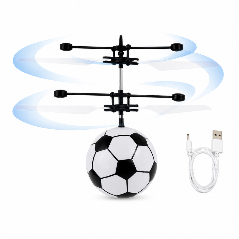Leuchtender Fußball 3 Farben mit Display-Ständer Nummer 1 Packung zufälliger Stil