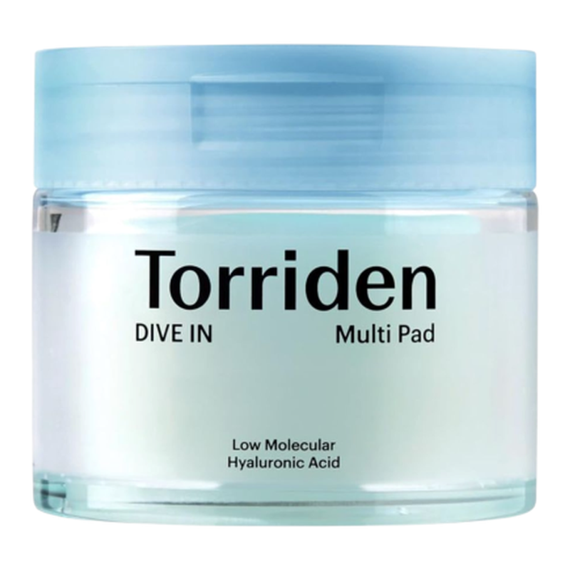 Torriden DIVE IN Laagmoleculair hyaluronzuur Multi Pad 80st Hyaluronzuur