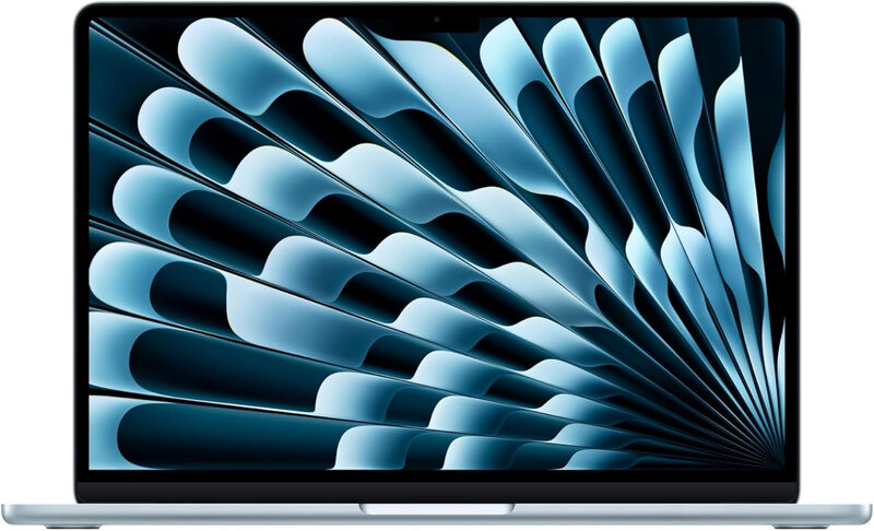 Apple - 13-Inch MacBook Air (2026) - M5 chip with 10‑core CPU and 10‑core GPU, 16GB, 1TB SSD - Sky Blue