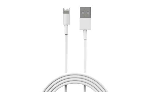 dpower F6000 Câble USB vers Lightning, 2A Charge Rapide Câble de Charge,1mètre blanc